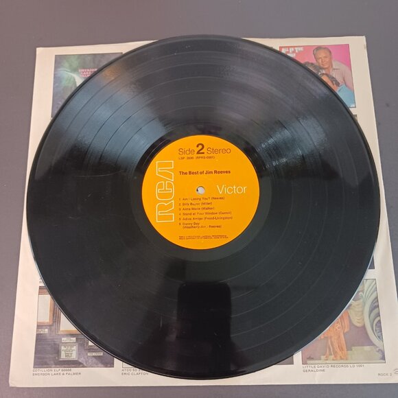 The Best of Jim Reeves Vinyl Record VTG 1964 MCM LSP 2890 RCA 12" Stereo VG+ - Picture 7 of 12